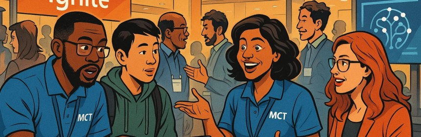 ai-generated picture. MCT trainers at a conference